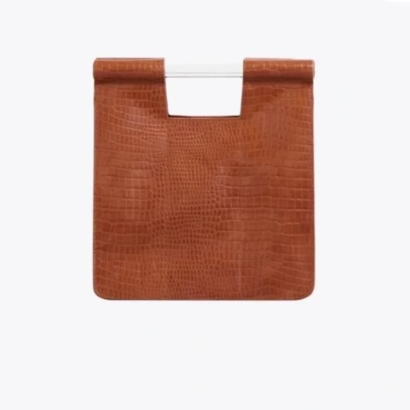 NWT Beis The Crossbody in Brown Croc - Picture 1 of 5